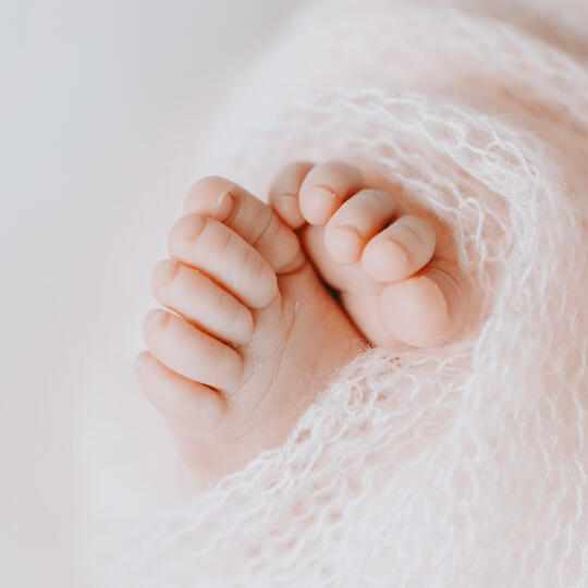 Newborn feet